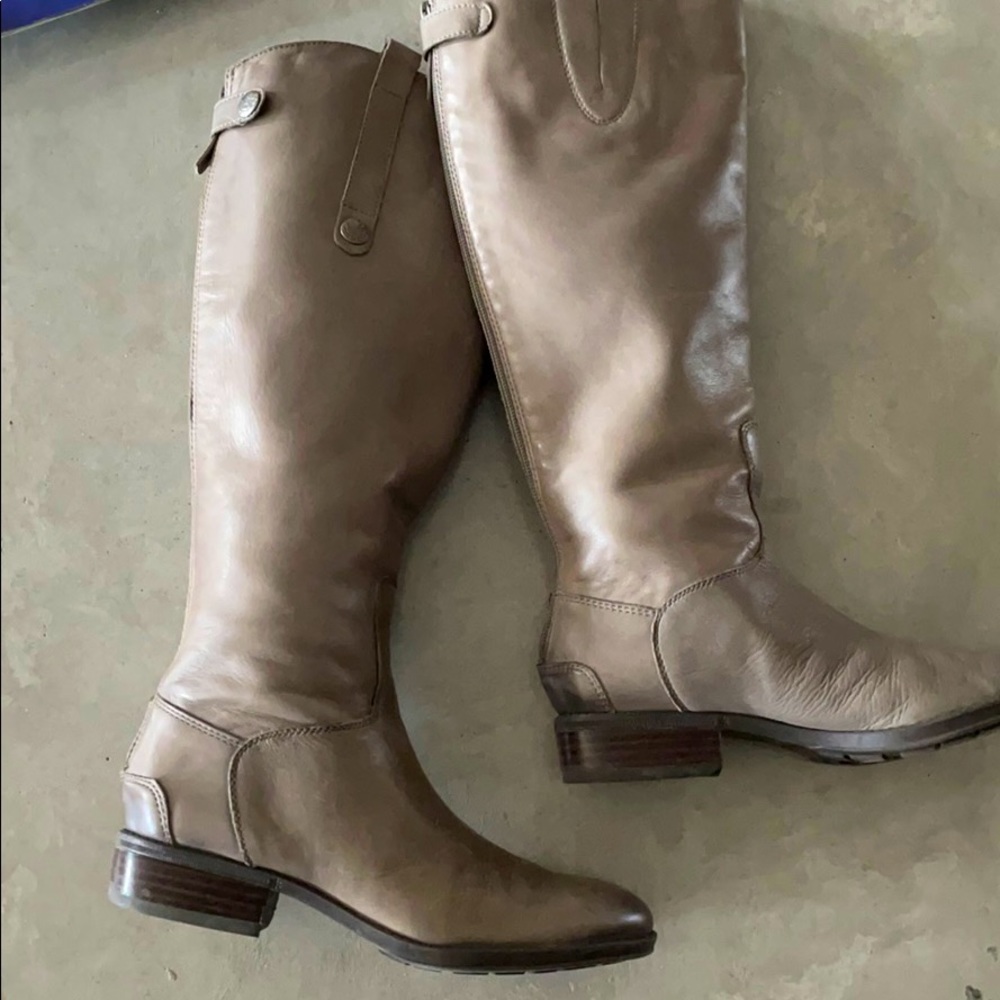 Sam Edelman Gray Knee Boots